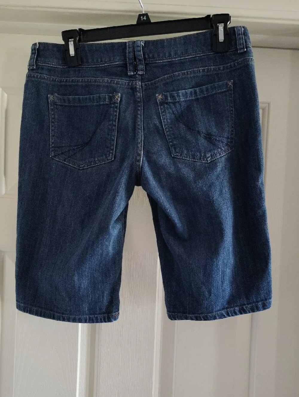 Elle Indigo Denim Bermuda Shorts